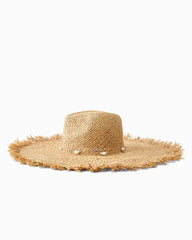 Christiana Raffia Sun Hat - Natural
