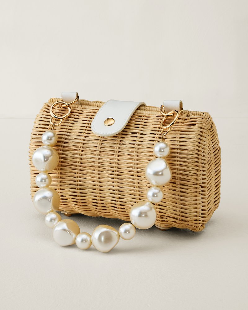 Page Pearl Clutch - Natural