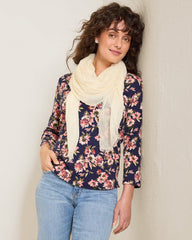 Modal Silk Crinkle Wrap - Cream