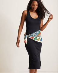 Sail Away Silk Square Scarf - Multicolor