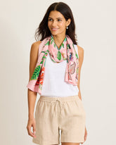 Sunkissed Vine Scarf - Beach Pink