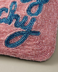Feeling Beachy Beaded Clutch - Baby Pink