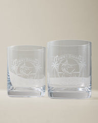 Marlin Bar Double Old-Fashioned 15-oz. Glasses - Set of 2 - Clear