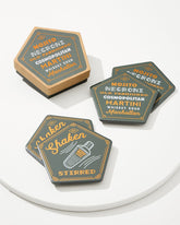 Cocktail Coasters—Set of 4 - Multicolor