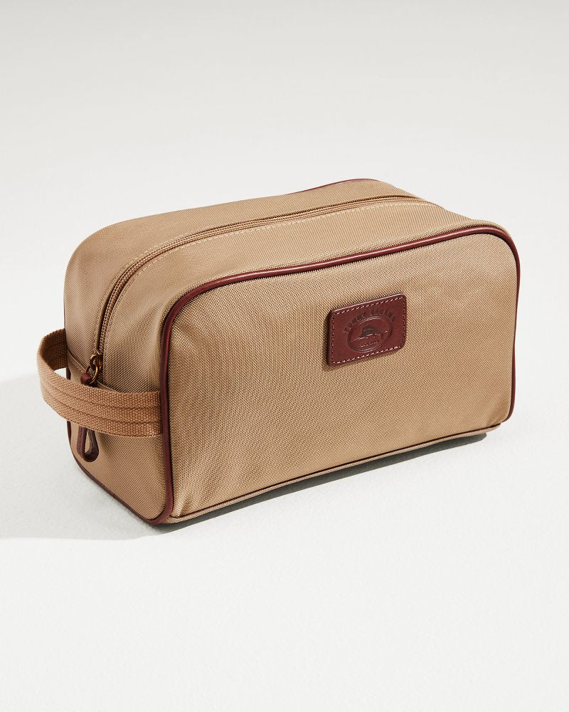 Tommy Bahama Tonal Nylon Toiletry Bag - Khaki