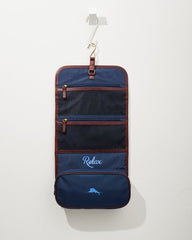 Tommy Bahama Nylon Hanging Dopp Kit - Dark Navy