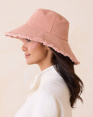 Bay Floppy Hat - Dusty Pink