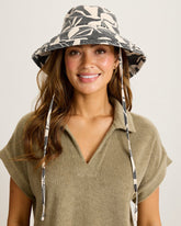 Women's Coral Bay Packable Hat - Black