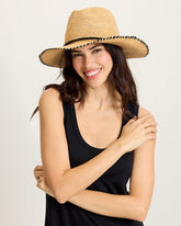 Raglan Raffia Safari Hat - Natural