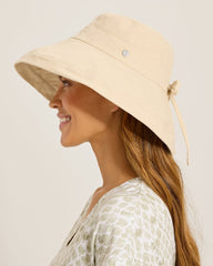 Noosa Upturn Packable Hat - Natural