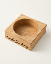 Oak Wine Bottle Coaster - Natural