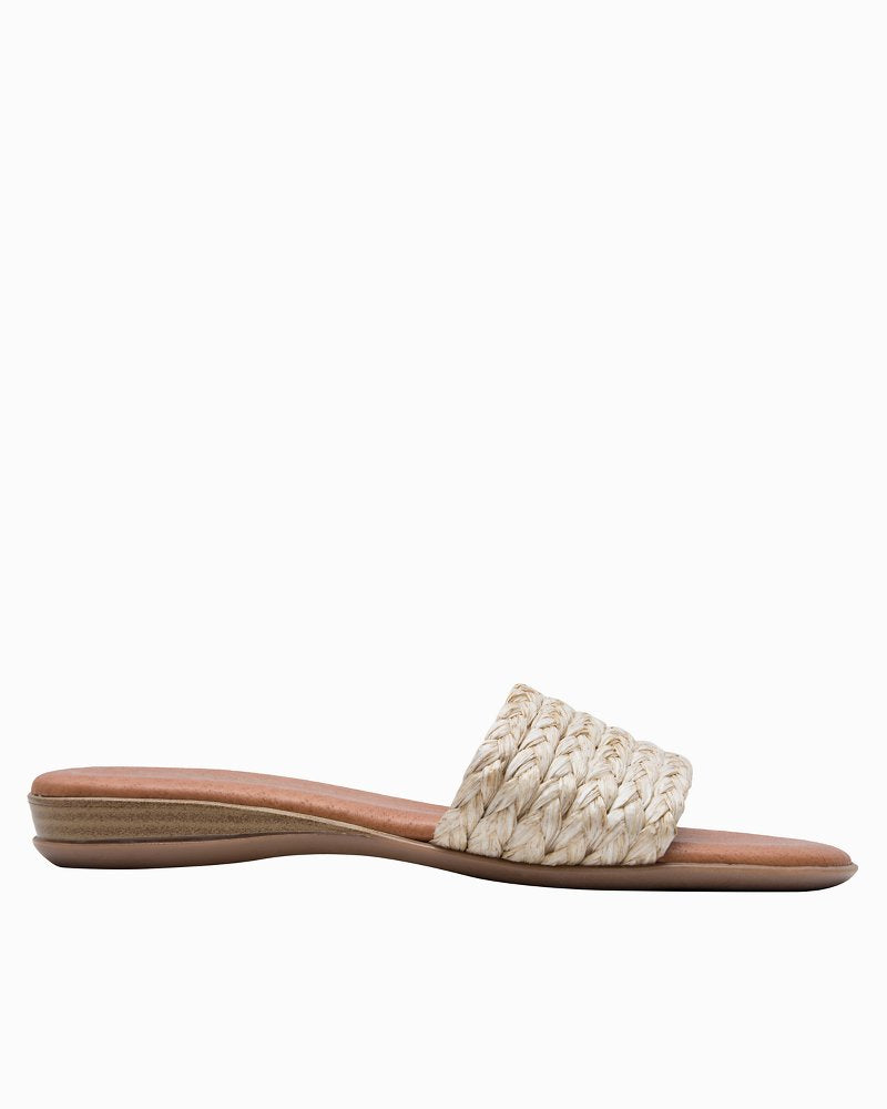 André Assous Nahala Slide Sandals - Beige
