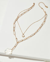 Island Essence Hibiscus Y Necklace - Gold