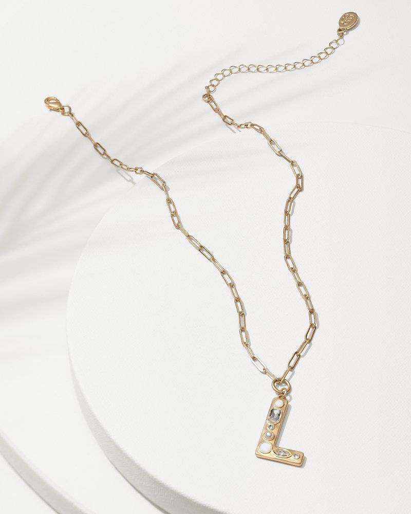 Initial Necklace - L