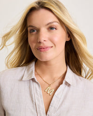 Initial Necklace - M