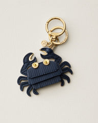 Spartina Crab Keychain - Navy