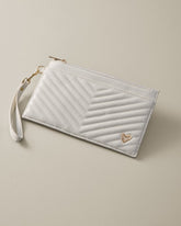 Aberdeen Wristlet - Cream