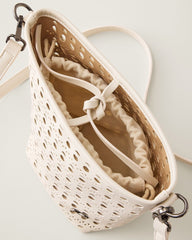 Camrose Cutout Crossbody Bag - White