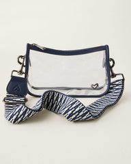 Granville Clear Crossbody Bag - Navy