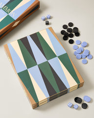 Printworks Lacquered Backgammon - Multicolor