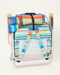 Tommy Bahama Paloma Stripe Deluxe Backpack Beach Chair - Multicolor