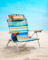 Tommy Bahama Paloma Stripe Deluxe Backpack Beach Chair - Multicolor