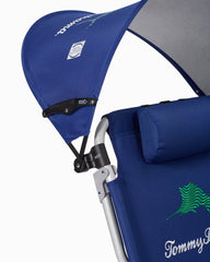 Wavy Marlin Beach Chair Canopy - Navy