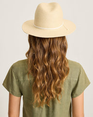 Classic Packable Travel Hat - Natural/White
