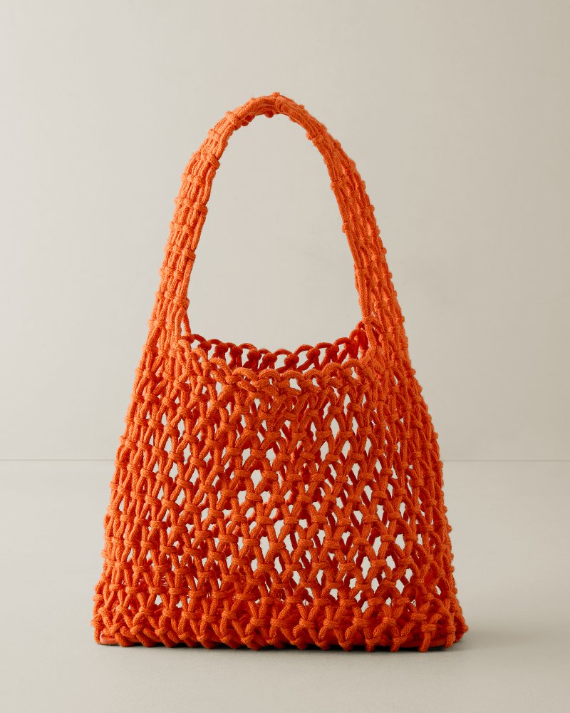 Lizzie Cotton Mini Bag - Mandarin
