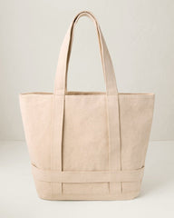 Natural Canvas Traveler Tote - Natural