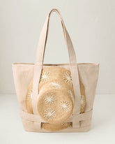 Natural Canvas Traveler Tote - Natural