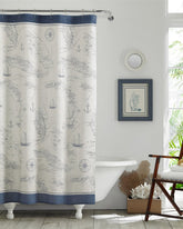 Caribbean Sea Shower Curtain - Blue