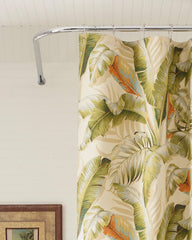 Palmiers Extra-Long Shower Curtain - Green