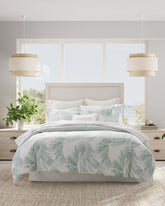 Canyon Palms Reversible 5-Piece Full/Queen Comforter Set - Green