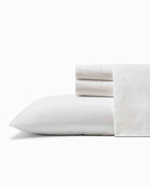 Cool Zone Solid 4-Piece Cotton Cooling King Sheet Set - White