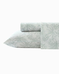 Pen and Ink 4-Piece Queen Sheet Set - Spring Green