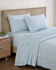Palmtastic 4-Piece King Sheet Set - Blue