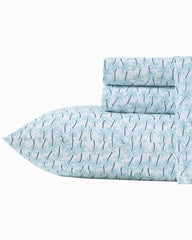Palmtastic 4-Piece King Sheet Set - Blue