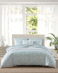 Art of Palms 3-Piece King Comforter Set - Blue
