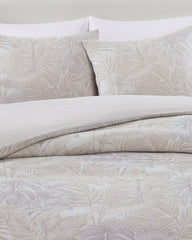 Island Estate Jungle Palms Reversible 3-Piece Full/Queen Comforter Set - Beige