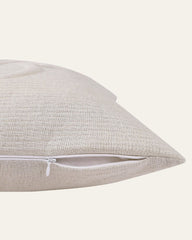 Island Estate Quilted Linen Decorative Pillow - Natural/Beige