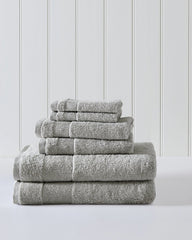 Island Retreat 6-Piece Bath Towel Set - Grey