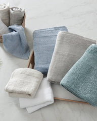 Island Retreat 6-Piece Bath Towel Set - Dark Blue Lagoon