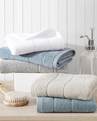 Island Retreat 6-Piece Bath Towel Set - Blue