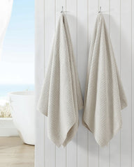 Northern Pacific 2-Piece Bath Towel Set - Brown