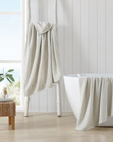 Northern Pacific 2-Piece Bath Towel Set - Brown