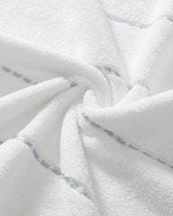 Ridley Blue 3-Piece Bath Towel Set - Steel Blue