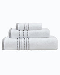 Cliff Side Grey 3-Piece Bath Towel Set - Grey