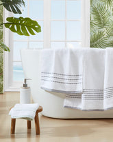 Cliff Side Grey 3-Piece Bath Towel Set - Grey