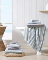 Ocean Bay 3-Piece Bath Towel Set - Turquoise